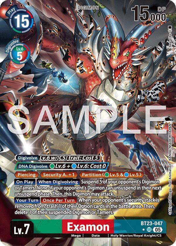 BT23-047SR Examon (Alternate Art) Single