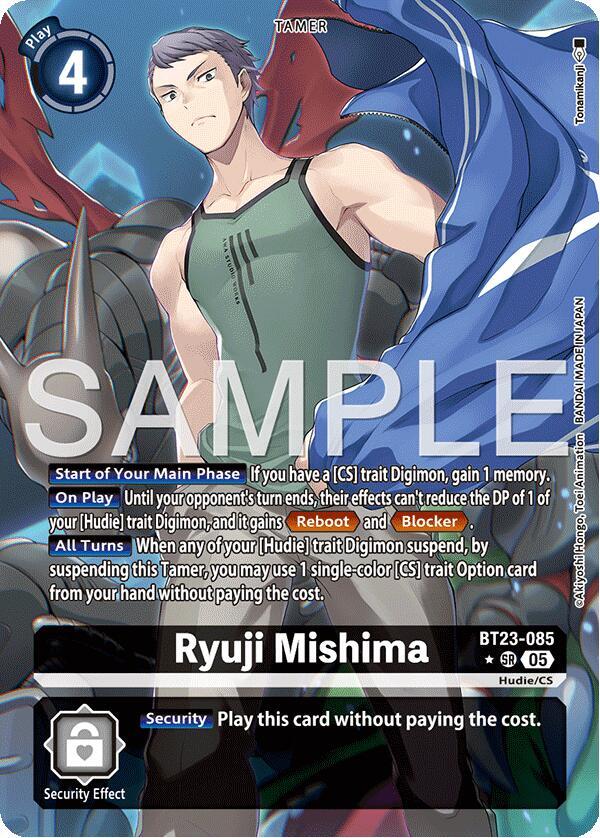 BT23-085 Ryuji Mishima (Alternate Art) Single