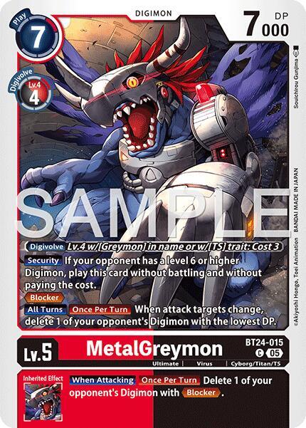 BT24-015 MetalGreymon Single