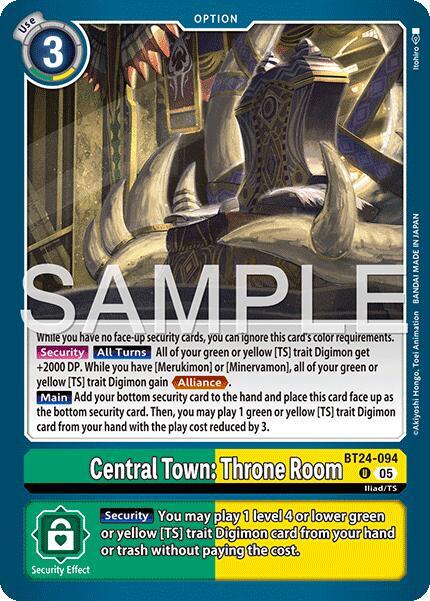 BT24-094 Central Town Throne Room Single
