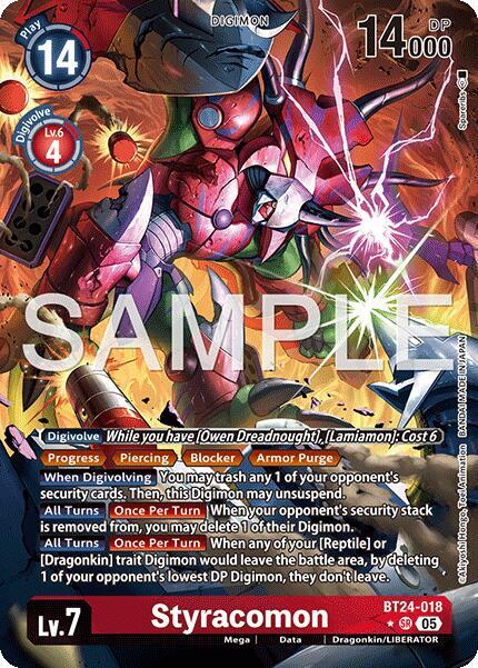 BT24-018 Styracomon Alternate Art Single