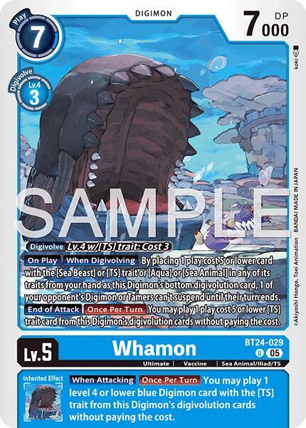 BT24-029 Whamon Single
