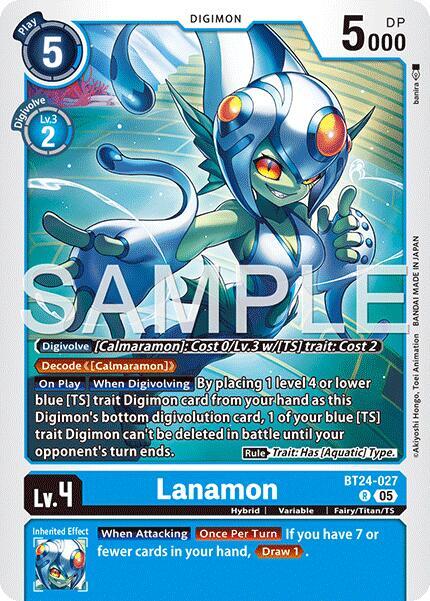BT24-027 Lanamon Single