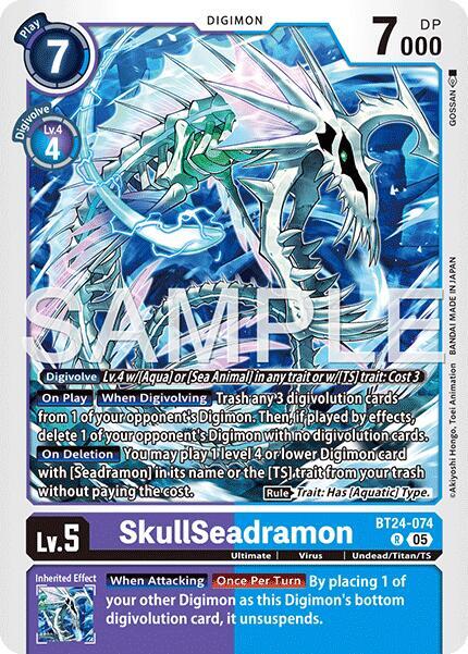 BT24-074 SkullSeadramon Single