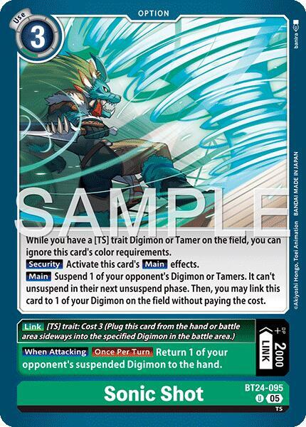 BT24-095 Sonic Shot Single