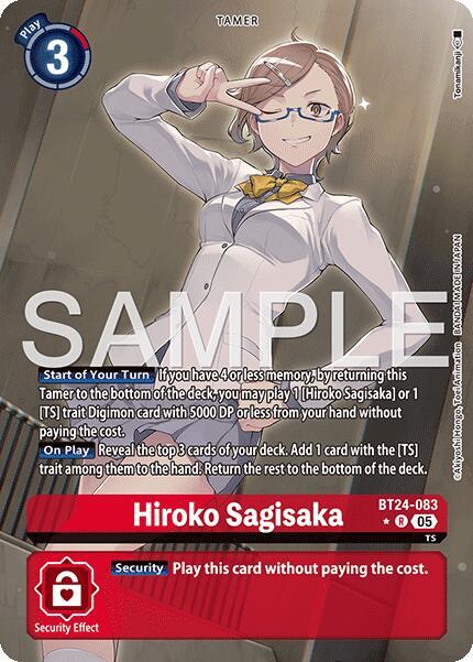 BT24-083 Hiroko Sagisaka Alternate Art Single