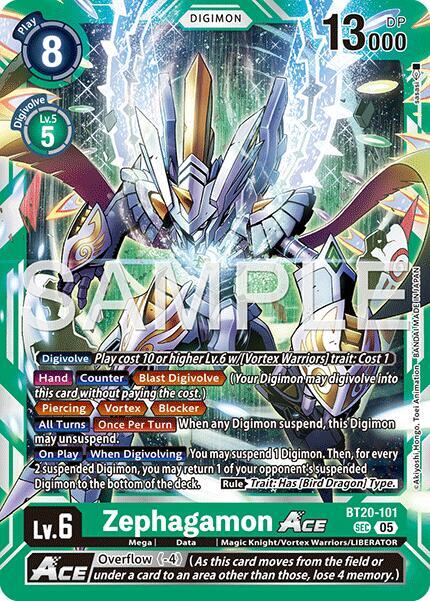 BT20-101 Zephagamon ACE Reprint Single