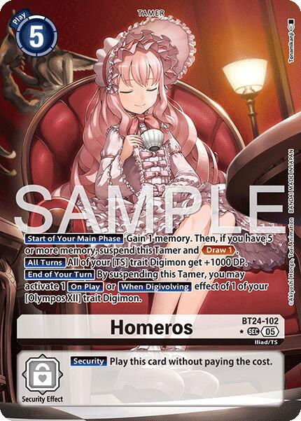 BT24-102 Homeros Alternate Art Single