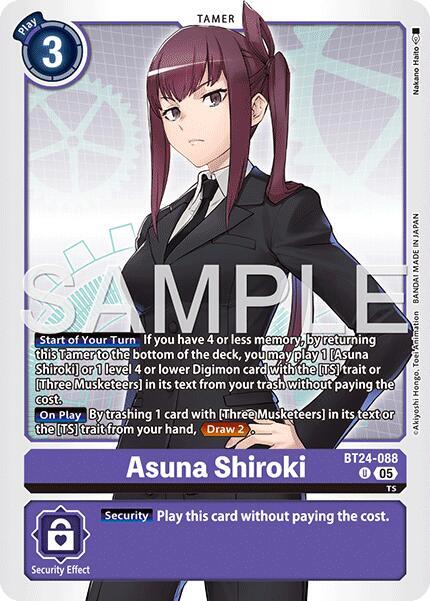 BT24-088 Asuna Shiroki Single