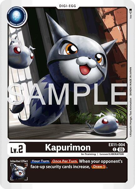 EX11-004 Kapurimon Single