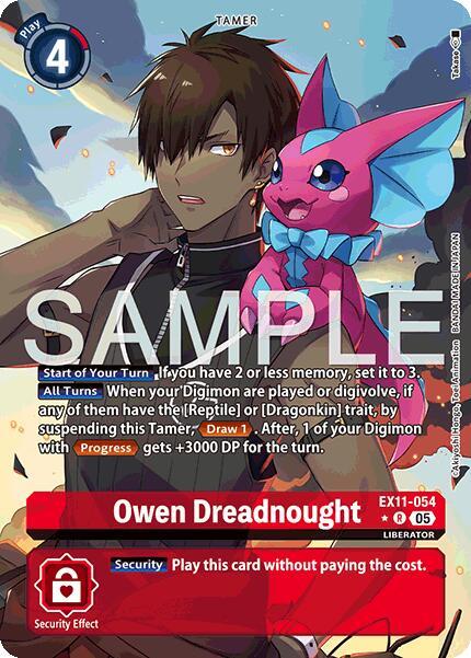 EX11-054 Owen Dreadnought Alternate Art Single
