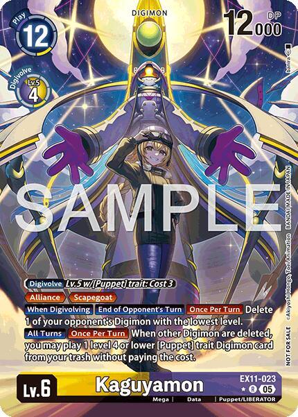 EX11-023 Kaguyamon Box Topper Single