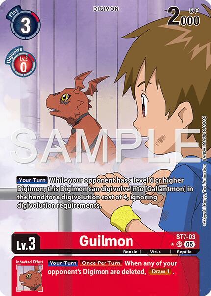 ST7-03 Guilmon ST7 03 Alternate Art Single