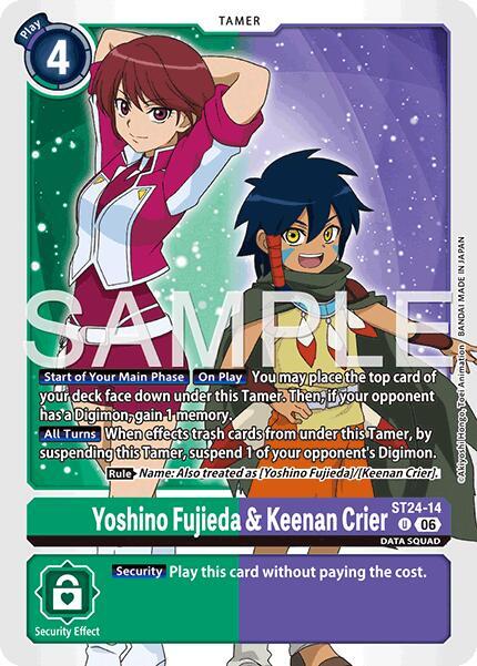 ST24-14 Yoshino Fujieda and Keenan Crier Single