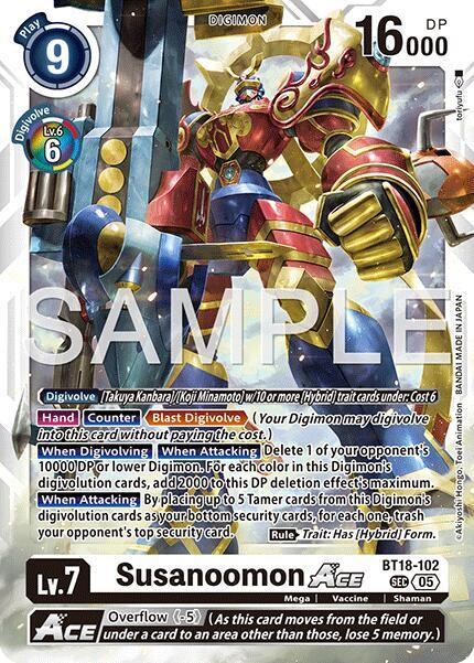 BT18-102 Susanoomon ACE Reprint Single