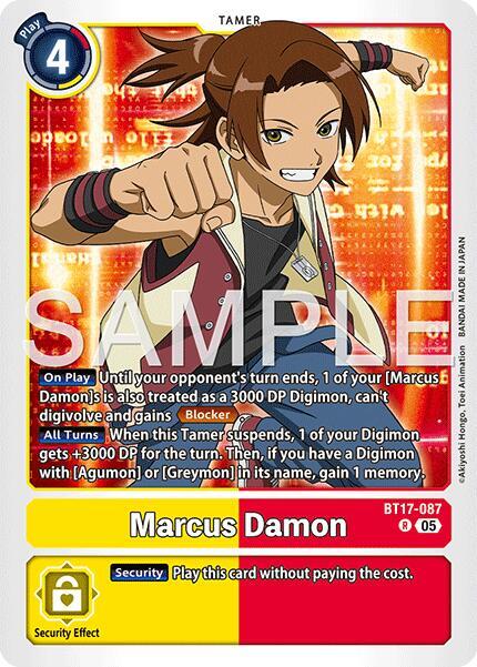 BT17-087 Marcus Damon BT17 087 Reprint Single
