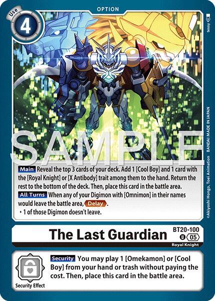 BT20-100 The Last Guardian Reprint Single