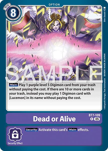 BT7-109 Dead or Alive Reprint Single