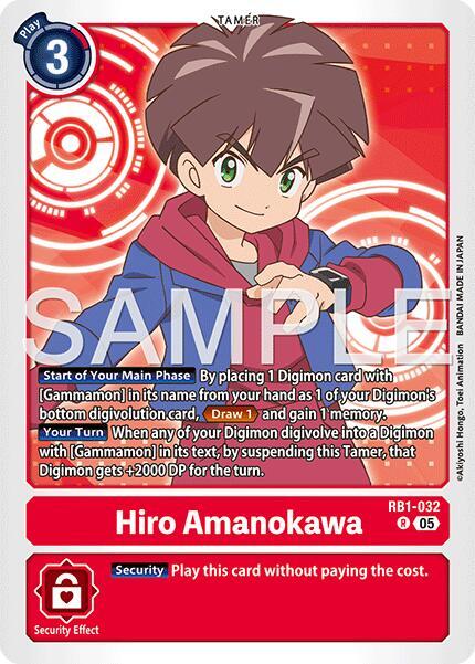 RB1-032 Hiro Amanokawa RB1 032 Reprint Single