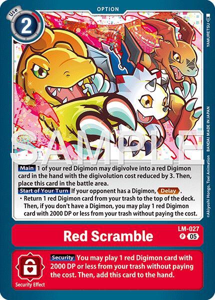 LM-027 Red Scramble Reprint Single