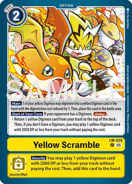 LM-029 Yellow Scramble Reprint Single