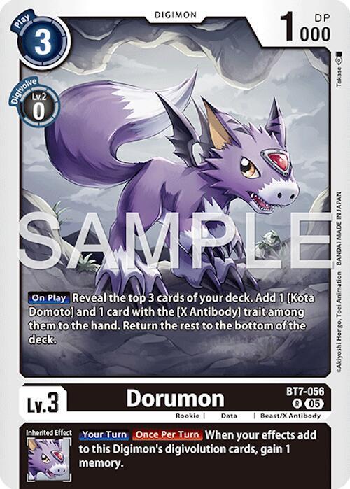 BT7-056 Dorumon Reprint Single