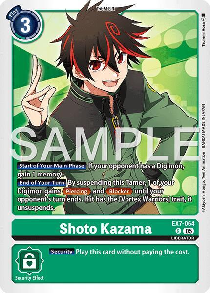 EX7-064 Shoto Kazama Reprint Single