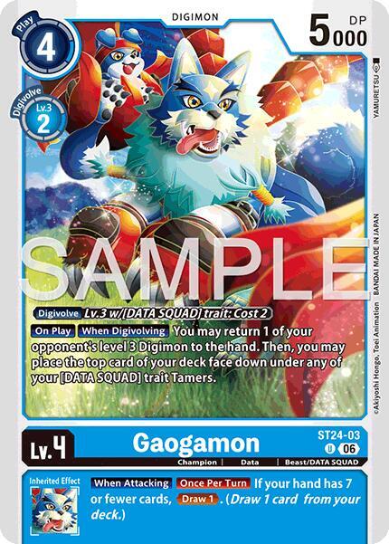 ST24-03 Gaogamon Single