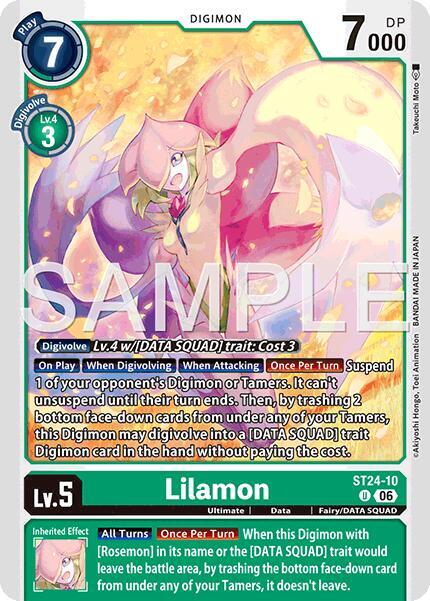 ST24-10 Lilamon Single