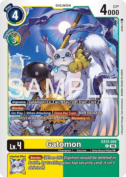 EX12-042 Gatomon Single