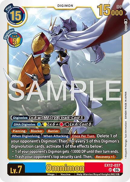EX12-037 Omnimon Single