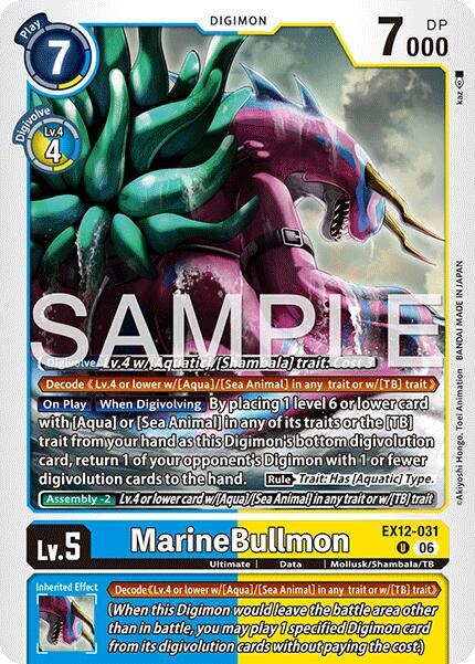 EX12-031 MarineBullmon Single