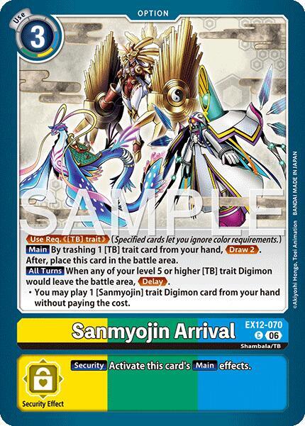 EX12-070 Sanmyojin Arrival Single