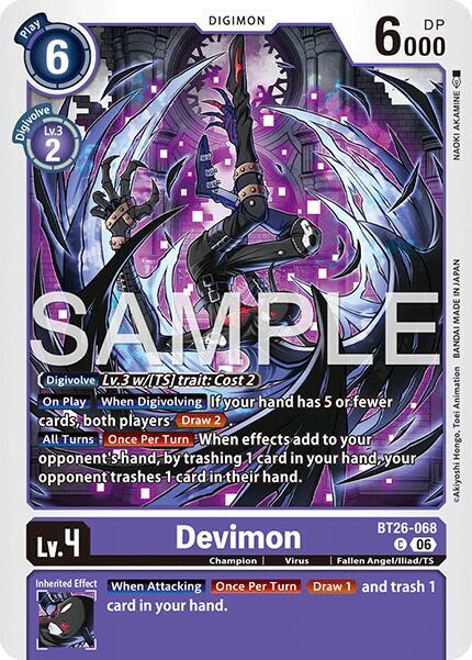 BT26-068 Devimon Single