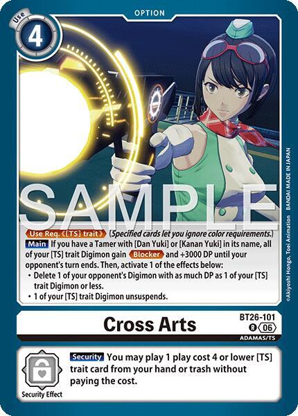 BT26-101 Cross Arts Single