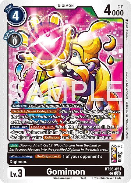 BT26-051 Gomimon Single