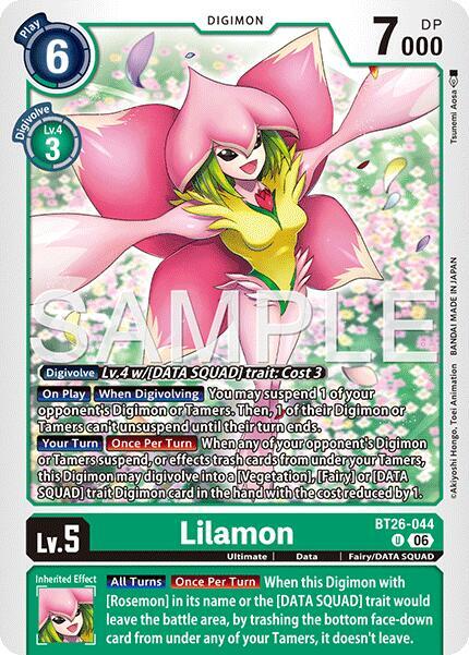 BT26-044 Lilamon Single