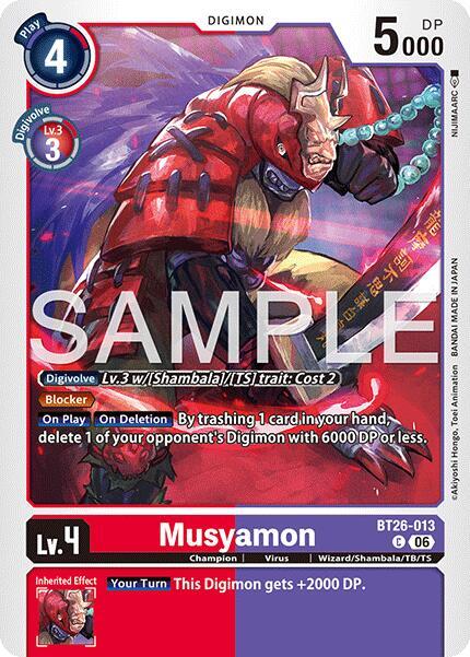 BT26-013 Musyamon Single