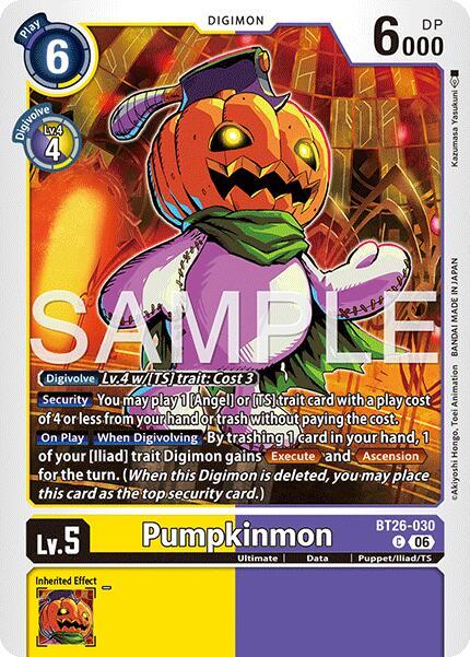 BT26-030 Pumpkinmon Single