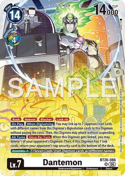 BT26-086 Dantemon Single