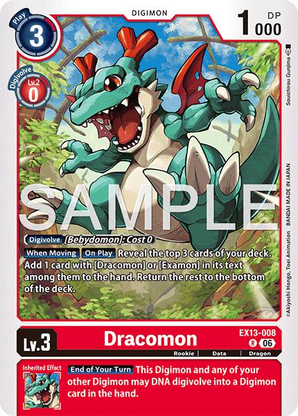 EX13-008 Dracomon Single