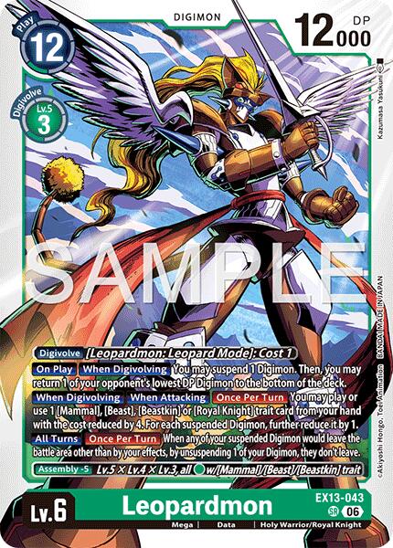 EX13-043 Leopardmon Single