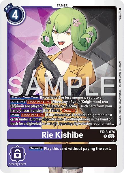 EX13-074 Rie Kishibe Single