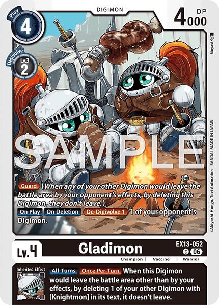 EX13-052 Gladimon Single