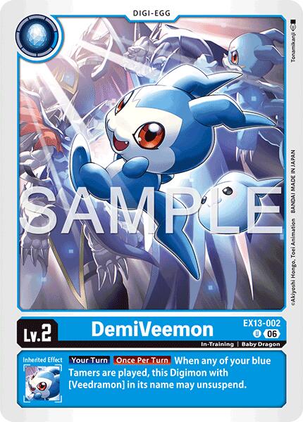 EX13-002 DemiVeemon Single