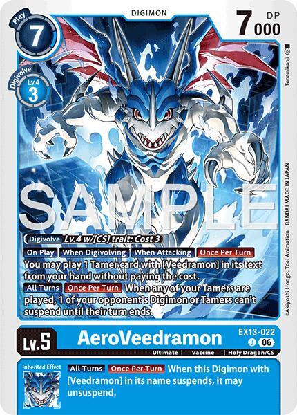 EX13-022 AeroVeedramon Single