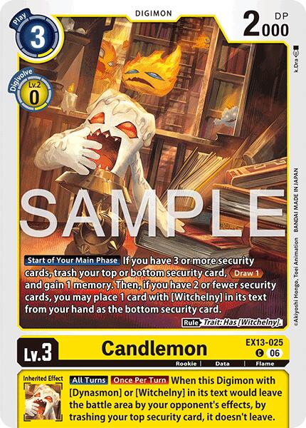 EX13-025 Candlemon Single