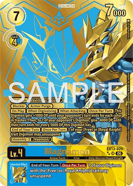 EX13-020 Magnamon Rare Pull Single