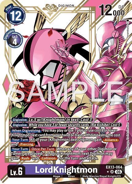 EX13-064 LordKnightmon Alternate Art Single