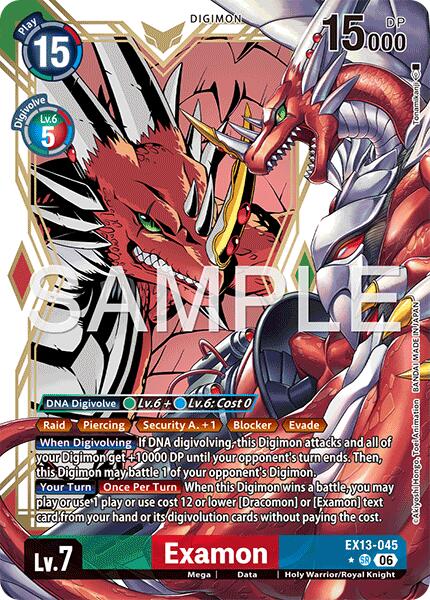 EX13-045 Examon Alternate Art Single